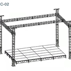 1.22*2.44m Portable Outdoor Aluminum Stage Platform With Truss Structure