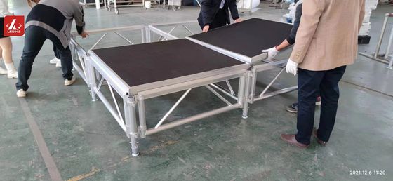 Adjustable Aluminum Stage Platform Customizable Safe For Performances
