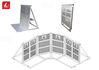 Heavy Duty Aluminium Material Crowd Control Barricade Barrier For Large Project