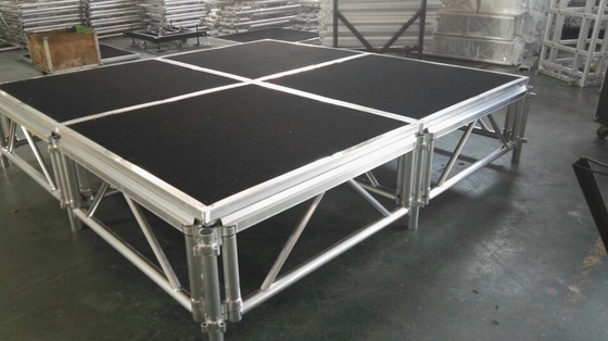 Concert Event Mobile Aluminum Modular Stage Platform 18mm Antiskid Plywood Panel