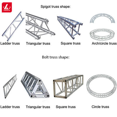 6061 Aluminum Stage Roof Truss Square Ladder Triangle Circle Types