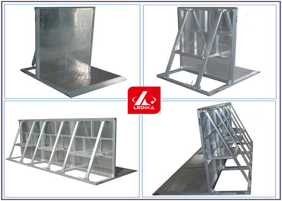 Folding Aluminum Stage Barrier For Concert Crowd Control Fence