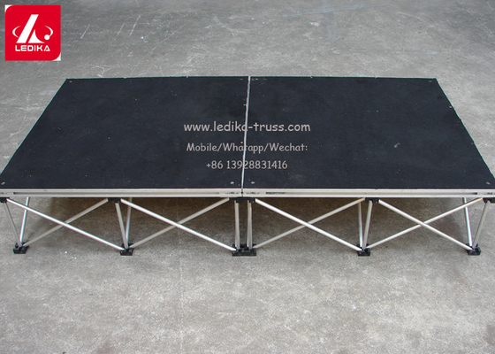 Collapsible 800mm Height Aluminum Stage Platform For Concert